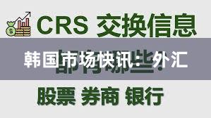 韩国市场快讯：外汇